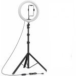 Wholesale 12 inch Selfie Ring Light with 76 inch Tripod Stand & Cell Phone Holder for Live Stream, Makeup, YouTube Video, Photography TikTok, & More Compatible with Universal Phone (Black)